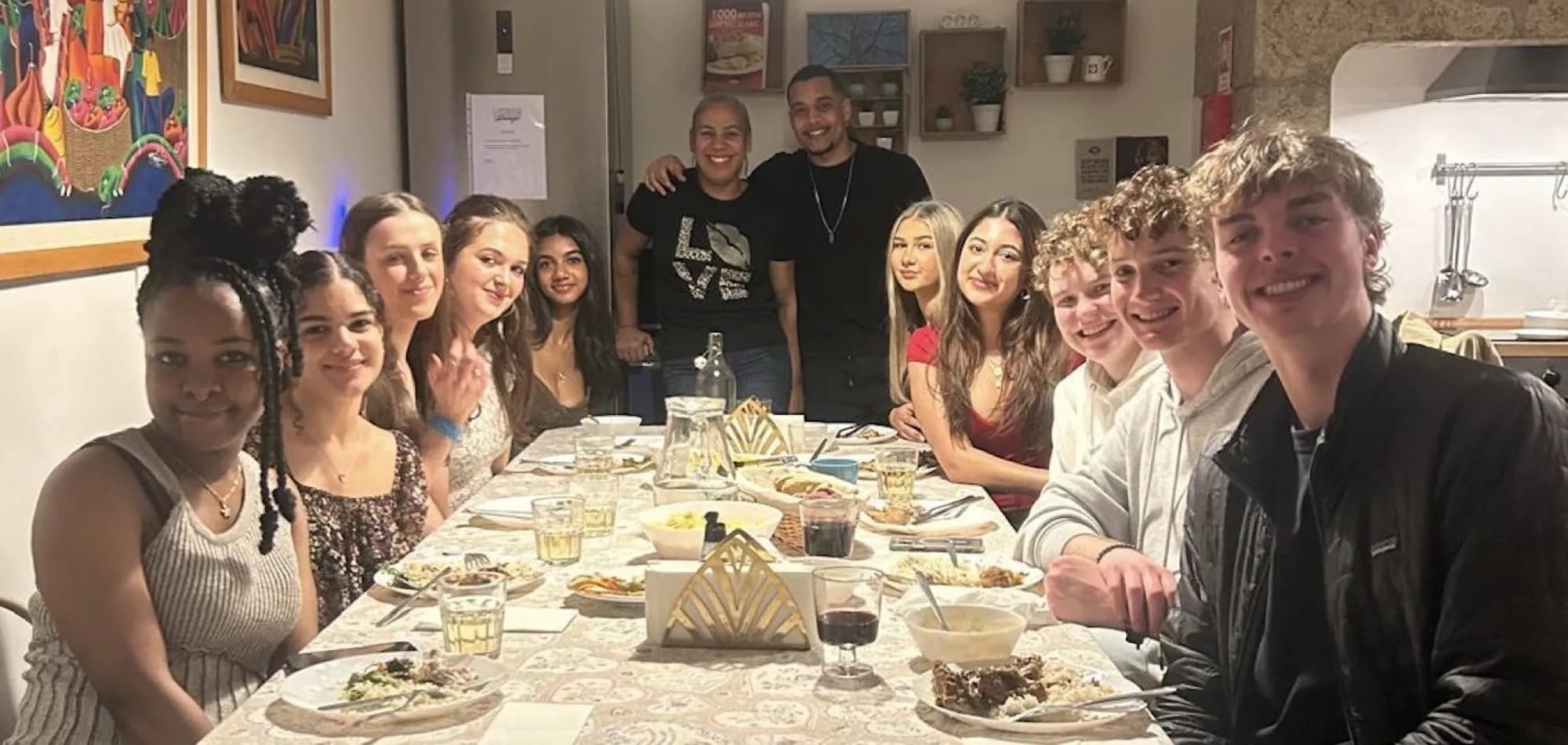 Guests at Momma's family dinner